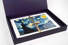 Load image into Gallery viewer, Quilled Starry Night, Van Gogh Wall Art (15 in. X 11in)
