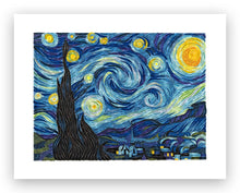 Load image into Gallery viewer, Quilled Starry Night, Van Gogh Wall Art (15 in. X 11in)
