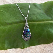Load image into Gallery viewer, Abalone Filigree Necklace - Sterling Silver, Indonesia
