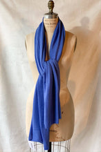 Load image into Gallery viewer, Cashmere Scarf/Wrap Cobalt Blue
