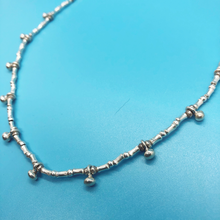Load image into Gallery viewer, Sterling Silver Polka Dot Necklace
