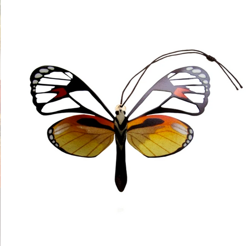 Glass Wing Butterfly Ornament