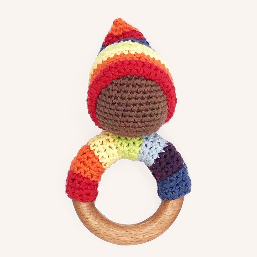 Rainbow Pixie Wooden teether