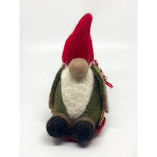 Load image into Gallery viewer, Sledding Gnome Ornament
