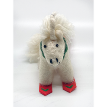 Load image into Gallery viewer, Skiing Unicorn Ornament

