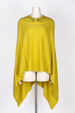 Load image into Gallery viewer, Cashmere Poncho Lime
