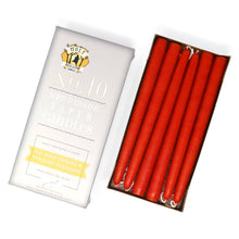 Load image into Gallery viewer, 10&quot; Taper Candles - Choose from 39 colors!: Sweetheart Red
