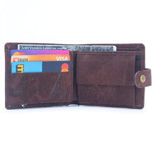 Load image into Gallery viewer, Sleek Bifold Cork Wallet with Snap Button BAG-2270-WALLET: C
