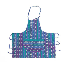 Load image into Gallery viewer, Woven Guatemalan Apron: Azure
