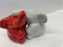 Load image into Gallery viewer, Hugging Elephants Salt &amp; Pepper Shakers
