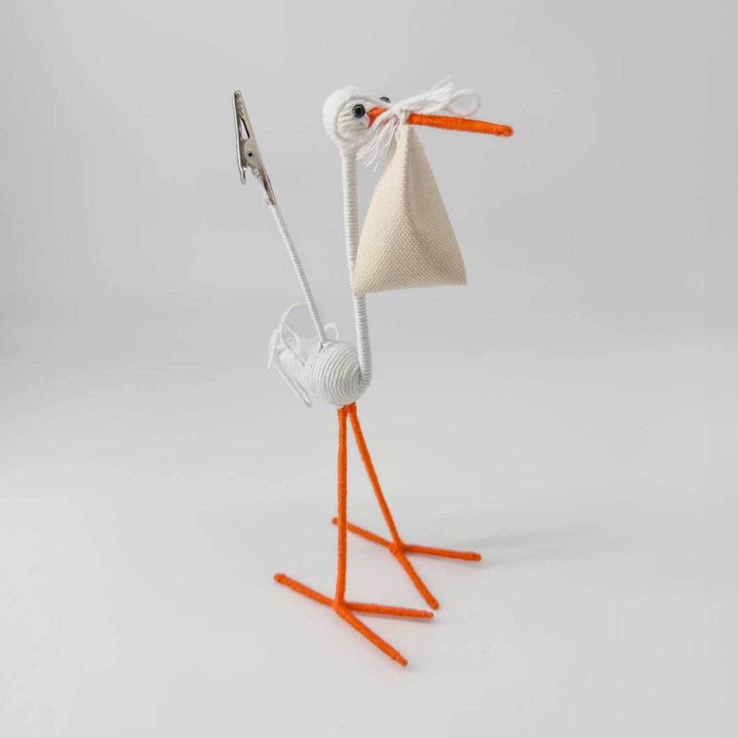 Besties- Fanciful- Whimsical- Clip Stand Creatures: Stork