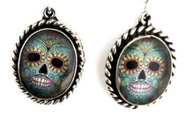 Load image into Gallery viewer, Day of the Dead Spooky and Scary Halloween Earrings
