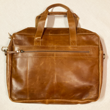 Load image into Gallery viewer, Polished Leather Laptop Bag
