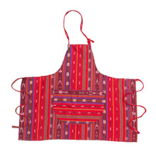 Load image into Gallery viewer, Woven Guatemalan Apron: Azure
