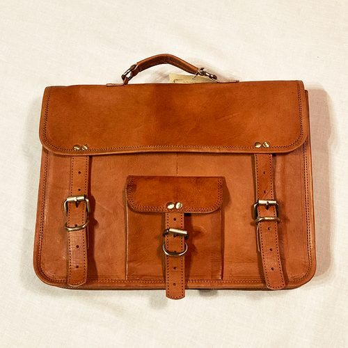 Leather Messenger Bag