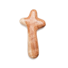 Load image into Gallery viewer, Wooden Comfort Cross
