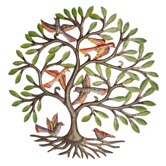 Painted Floral Halo Tree