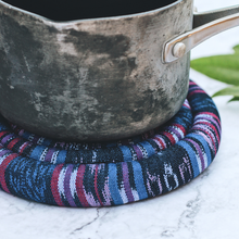Load image into Gallery viewer, Large Spiral Spiced Trivet
