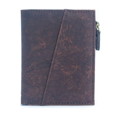 Load image into Gallery viewer, Classic Brown Cork Bifold wallet- BAG-2072: E
