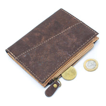 Load image into Gallery viewer, Classic Brown Cork Bifold wallet- BAG-2072: E
