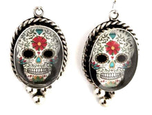 Load image into Gallery viewer, Day of the Dead Spooky and Scary Halloween Earrings
