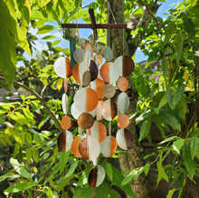Load image into Gallery viewer, Capiz Chime Cross | Two-Tone Warm

