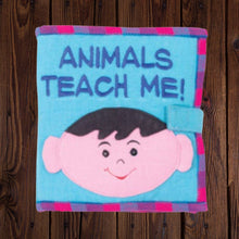 Load image into Gallery viewer, Animals Teach Me Kids Fabric Book (w): Default Title
