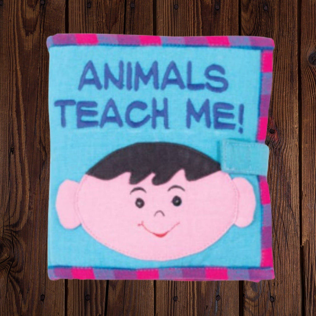 Animals Teach Me Kids Fabric Book (w): Default Title