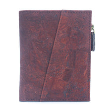 Load image into Gallery viewer, Classic Brown Cork Bifold wallet- BAG-2072: E
