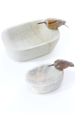 Load image into Gallery viewer, Shona Stone Oval Bird Dishes: ZIMS28A  Small
