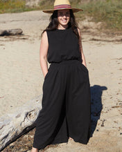 Load image into Gallery viewer, Organic Wide Leg Pants: Aqua
