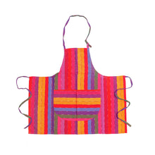Load image into Gallery viewer, Woven Guatemalan Apron: Blue
