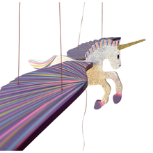 Load image into Gallery viewer, Purple Unicorn Flying Mobile
