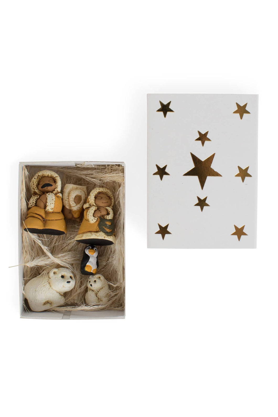 Tiny Arctic Family Matchbox Nativity