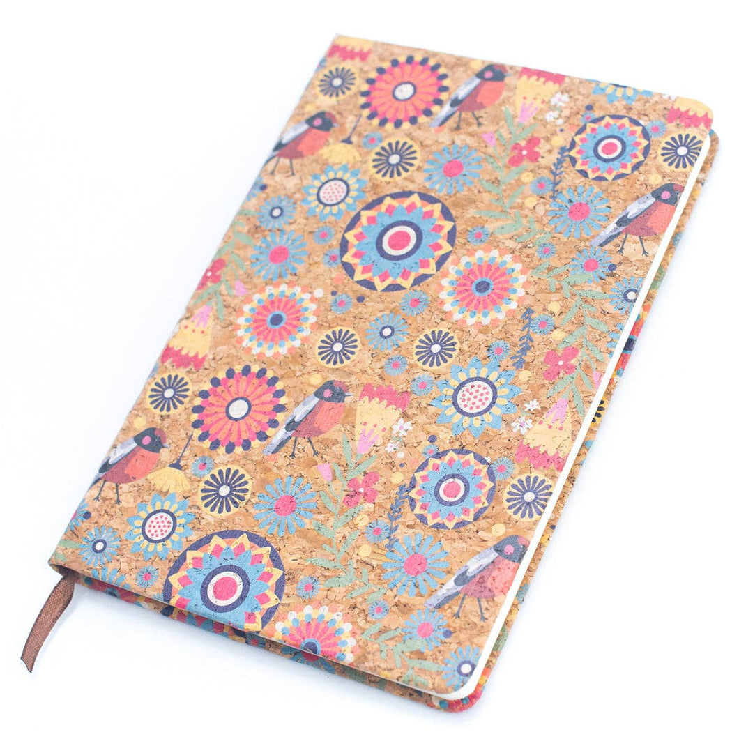 Natural Cork Printed Notebook L-869: H