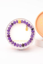 Load image into Gallery viewer, Lan Purple Agate Beaded Bracelet
