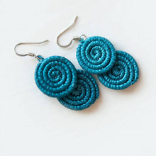 Load image into Gallery viewer, Kimwe Woven Earrings: White
