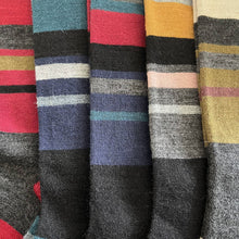 Load image into Gallery viewer, NEW! Alpaca Socks - Linea - Espresso: Small
