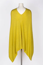 Load image into Gallery viewer, Cashmere Poncho Lime
