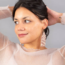 Load image into Gallery viewer, Opacity Play Fringe Earrings
