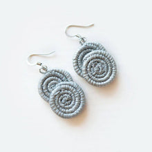 Load image into Gallery viewer, Kimwe Woven Earrings: White
