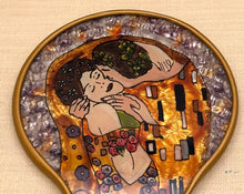 Load image into Gallery viewer, Klimt Kiss Painted Glass Handmirror, Peru
