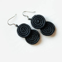 Load image into Gallery viewer, Kimwe Woven Earrings: White
