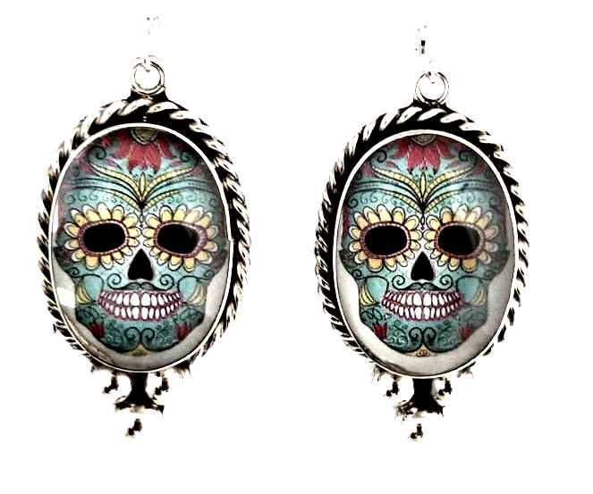 Day of the Dead Spooky and Scary Halloween Earrings