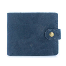 Load image into Gallery viewer, Sleek Bifold Cork Wallet with Snap Button BAG-2270-WALLET: C
