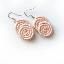 Load image into Gallery viewer, Kimwe Woven Earrings: White
