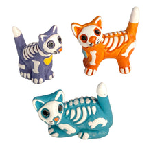 Load image into Gallery viewer, Ceramic Skelly Kitten, Peru
