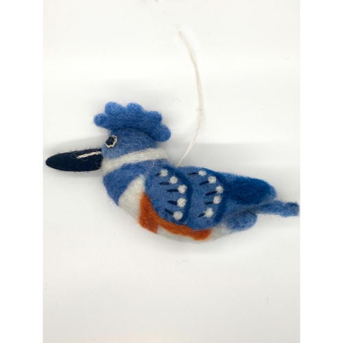 Belted Kingfisher Ornament