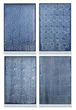 Load image into Gallery viewer, Handwoven Scarf Indigo Cotton, India
