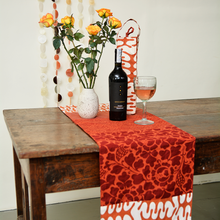 Load image into Gallery viewer, Table Runner 96&quot; | Spice Red
